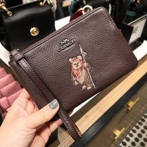 Coach X Star Wars Wristlet With Ewok 